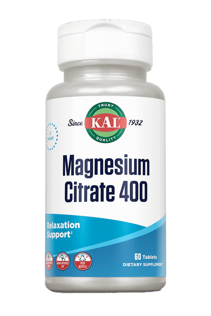 KAL Magnesium Citrate 400 60 Tablets