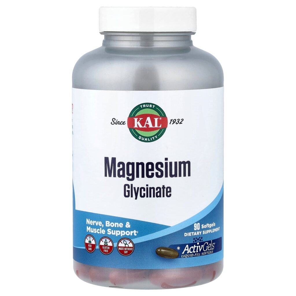 KAL Magnesium Glycinate 90 Softgels