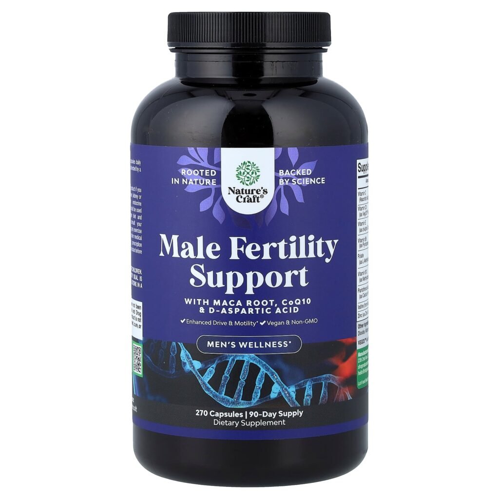 Nature’s Craft Male Fertility Support 270 Capsules